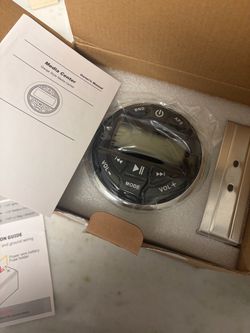 Gauge Style Media Center with Owner's Manual