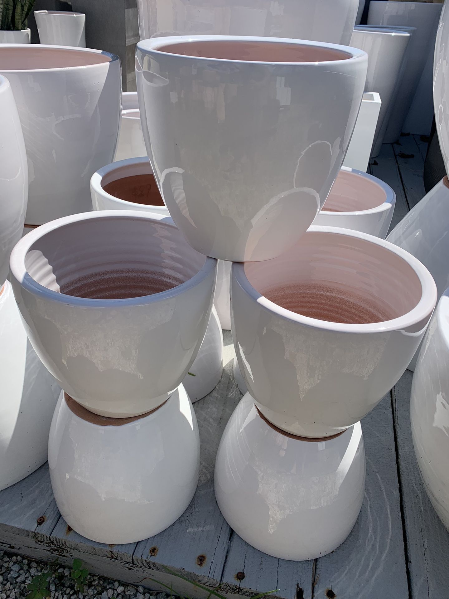 3 Gal Ceramic Pots Clearance!