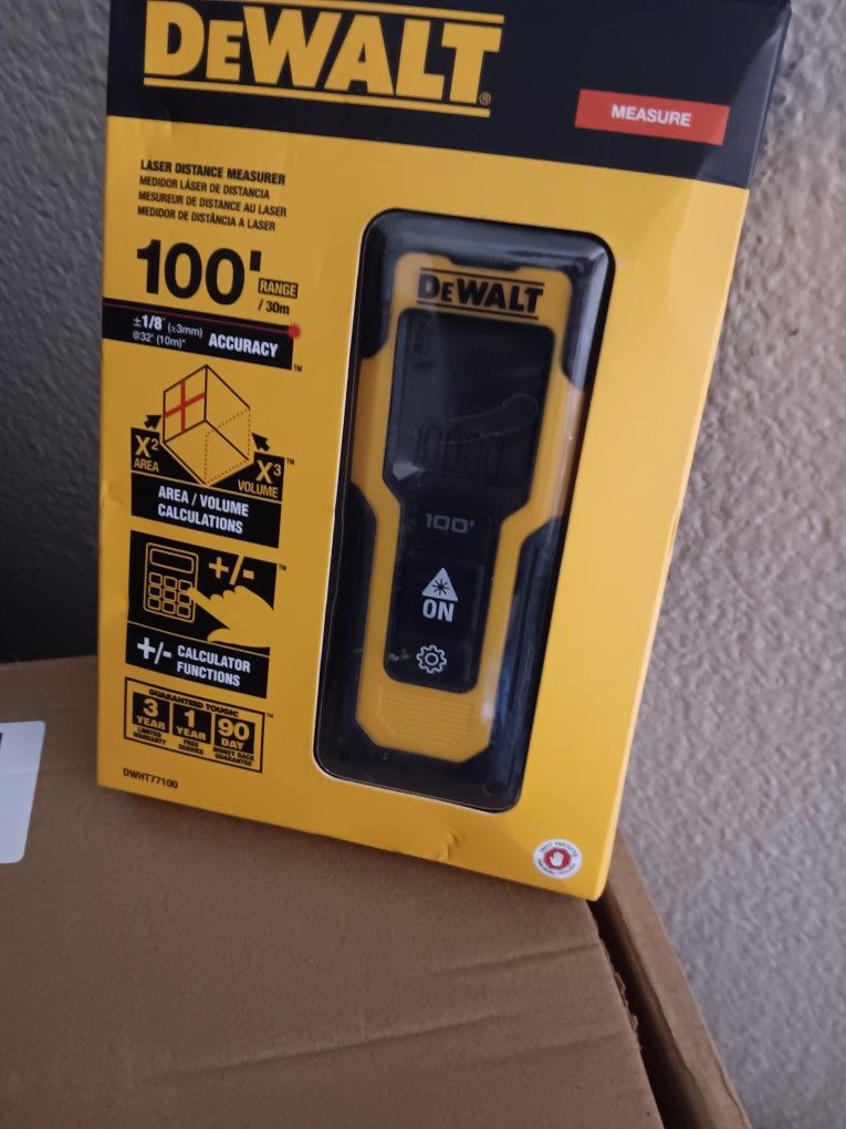 New Dewalt Laser Distance Measurer