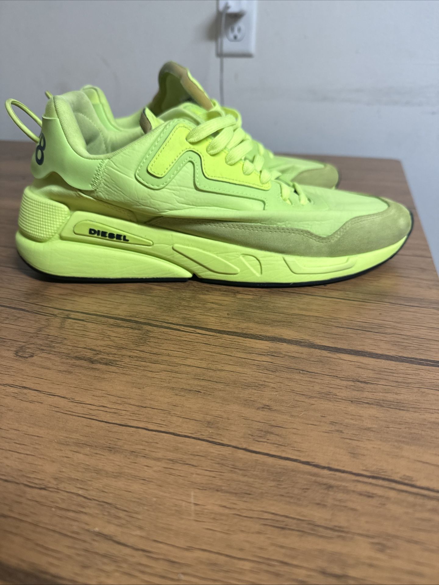 Diesel Neon Green Retro Sneakers 1978