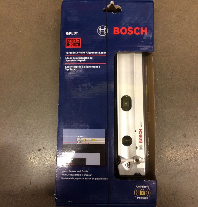 Bosch torpedo three point laser level