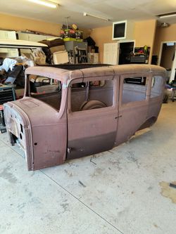 32 Chevy sedan body and parts