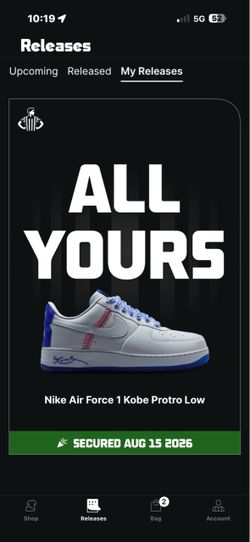 Men’s Nike Air Force 1 Kobe Potro Low