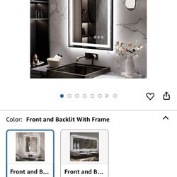 LED bathroom mirror