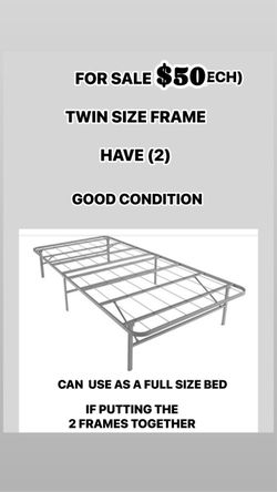 2 Twin Bed Frames