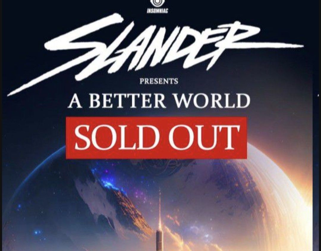 Slander Saturday 8/26/23 Ticket Floor