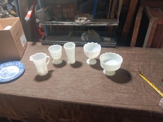 Fenton Milk Glass 