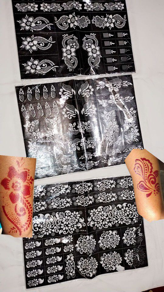 Henna Stickers 