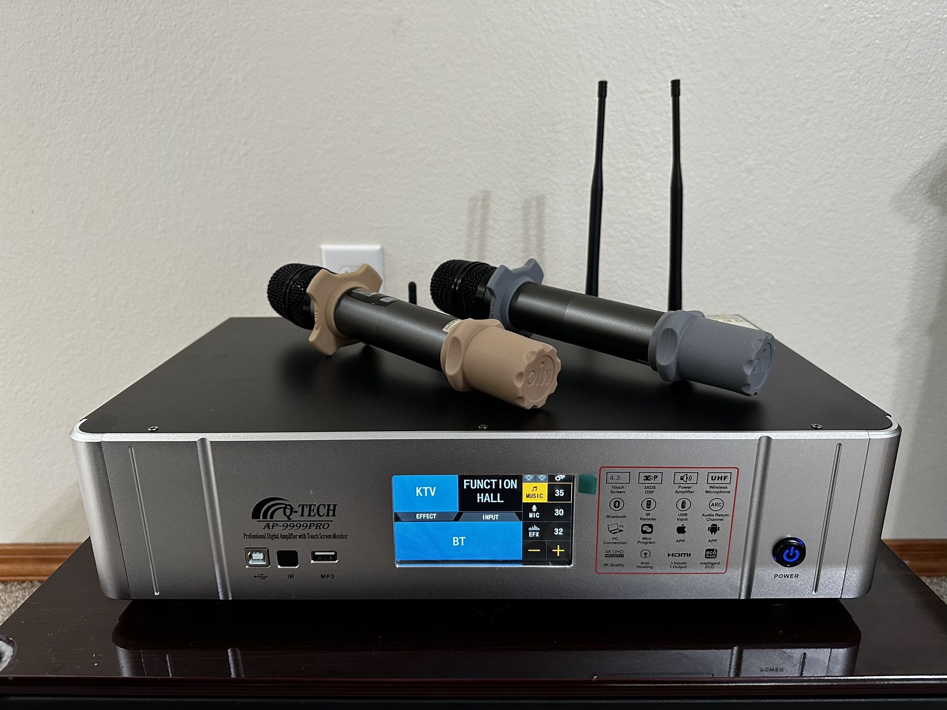 Q-Tech AP-9999Pro Professional Digital Karaoke Amplifier ( limited time offer )