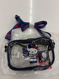 Hello Kitty LA Dodgers Clear Crossbody Bag