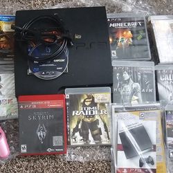 PS3 Console With Lots Of Games