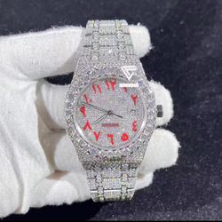 Iced Out Moissanite Watches