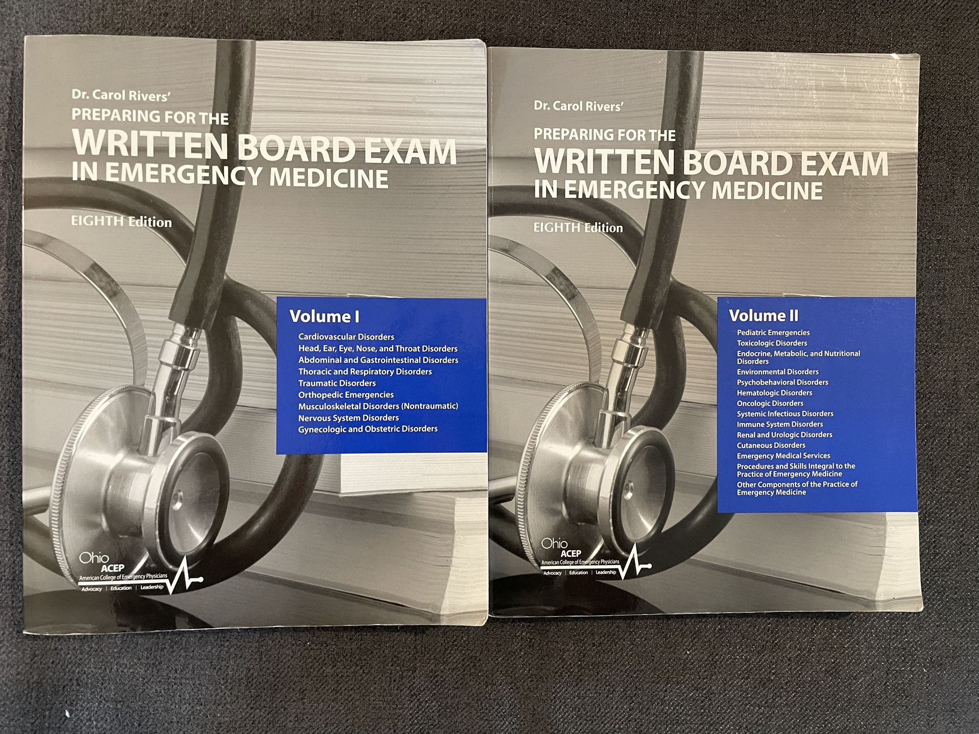 EM Board Review Books - Dr. Carol Rivers