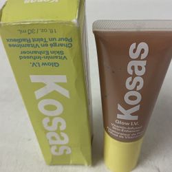 kosas glow vitamin infused skin enhanser, illuminate, 1fl oz, open box