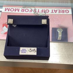 Gold Stud Ear Rings 10k