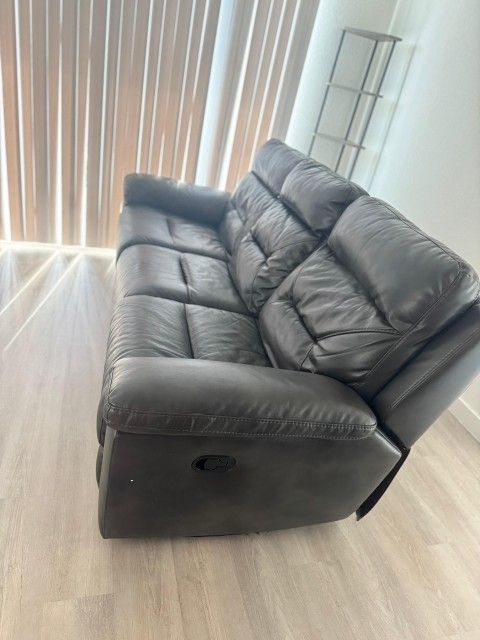 Sofá Cuero Reclinable