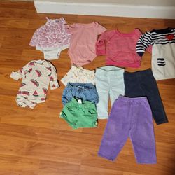Assorted Baby Girl Clothes 6 To 12 Month