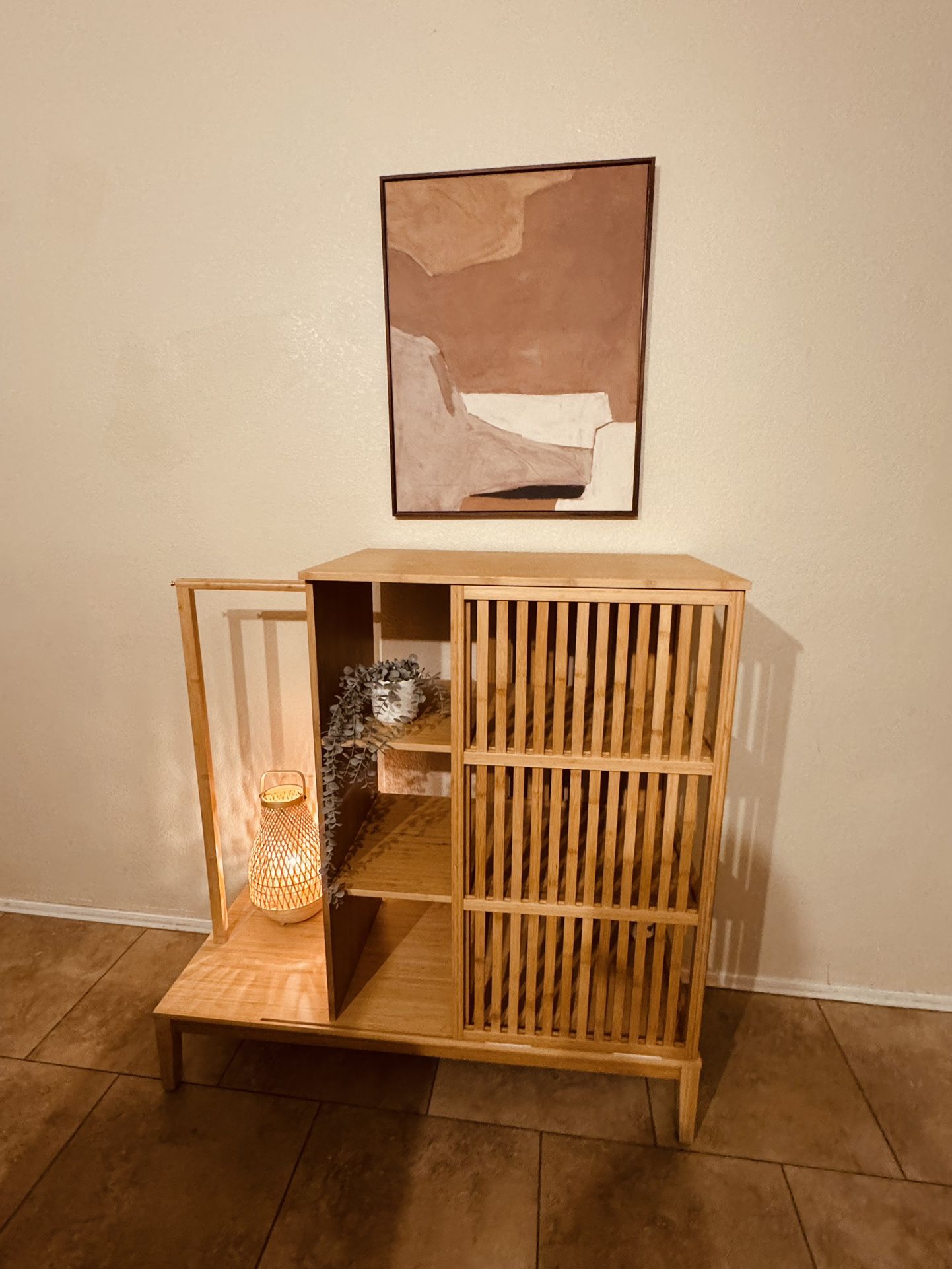 Scandinavian Bamboo Wardrobe