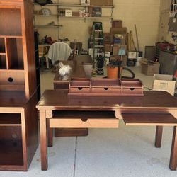 Desk And Bookcase 