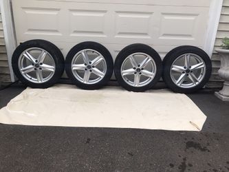 Borbet 5 spoke alloy wheels(8Jx17H2 ) with Bridgestone Blizzak tires