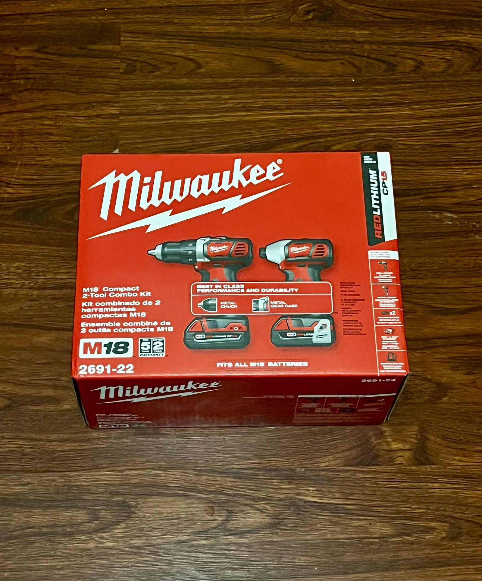 Milwaukee M18 Compact 2-tool Combo Kit