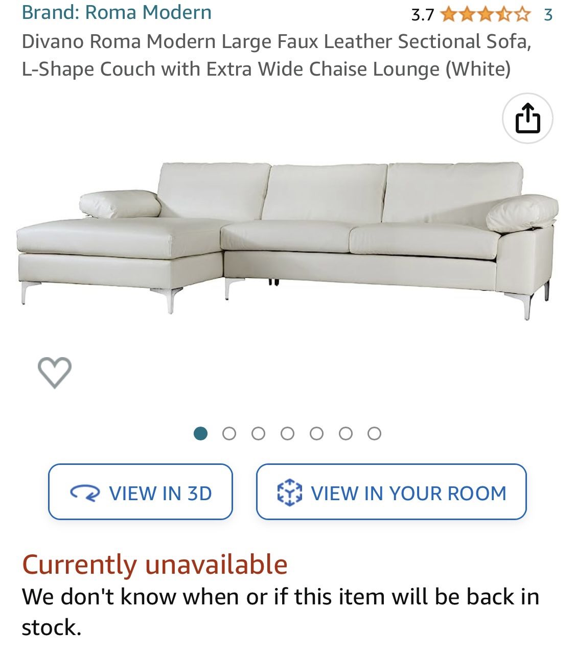 White Leather Couch