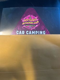 Nocturnal Wonderland Car Camping Pass