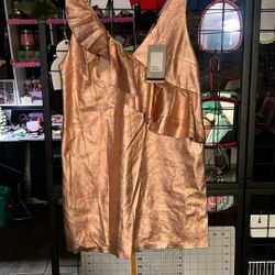 Vestido  De Piel Durazno