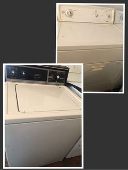 Nice Kenmore OLD SCHOOL Washer & Newer Dryer! Guaranteed! Delivery Kenmore HEAVY DUTY Washing Machine and Electric Extra Large Capacity Dryer $275