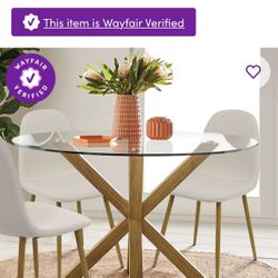 Round Glass Dining Table