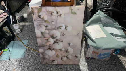 Flower painting frame