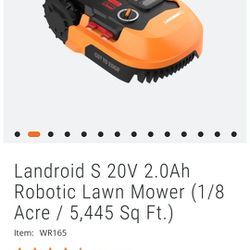 Robotic Lawnmower Worx