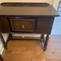 Antique wooden table cupboard (Negotiable)