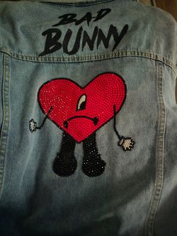 Bad Bunny Dazzled Jean Jacket