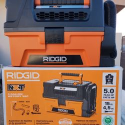 RIDGID PORTABLE 110V PLUG IN PORTABLE SHOP VAC $50 NO OFFERS