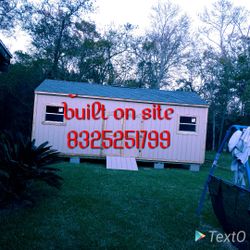 SALGADO sheds we built on site
