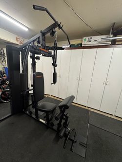 Feierdun Home Gym w/154lb weight stack- excellent condition