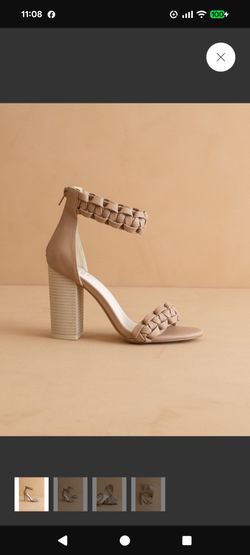 Beige shoes