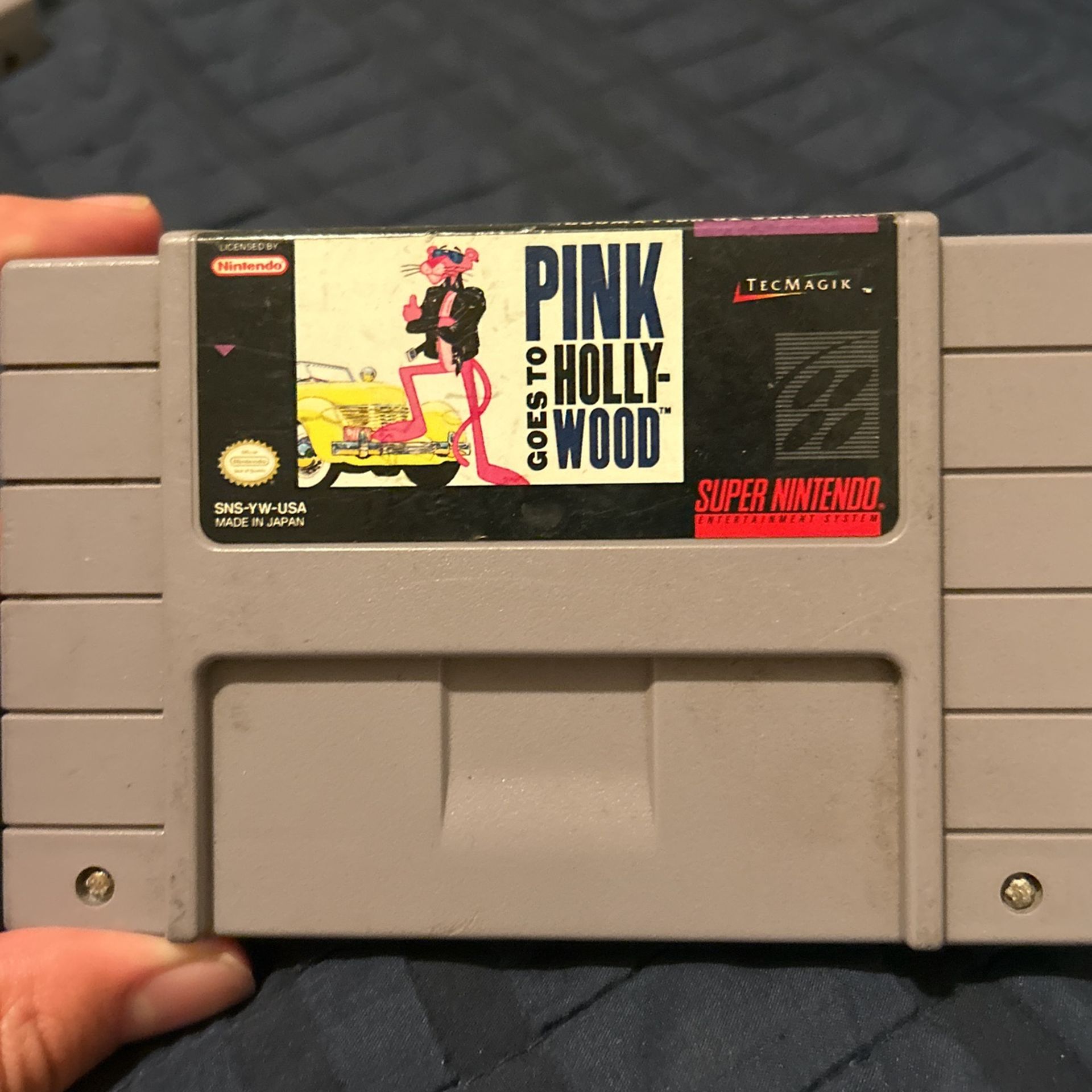 Pink goes to hollywood super nintendo