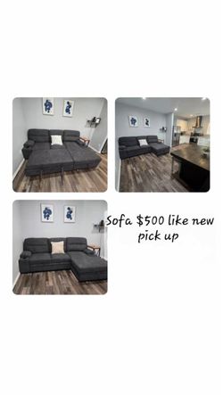 Dark Gray Sofa