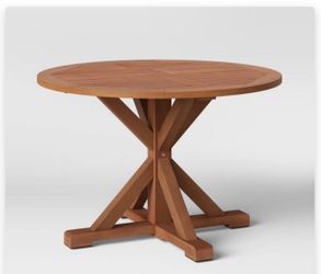 Morie Wood 4 Person Round  Dining Table - Threshold™