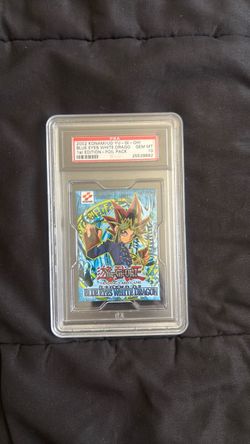 Yu-Gi-Oh Blue Eyes White Dragon 1st Edition Foil Pack PSA 10