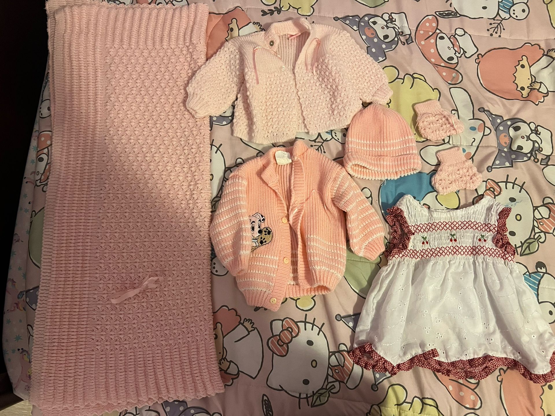 Vintage Crochet Baby Clothes