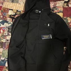 New black polo jacket