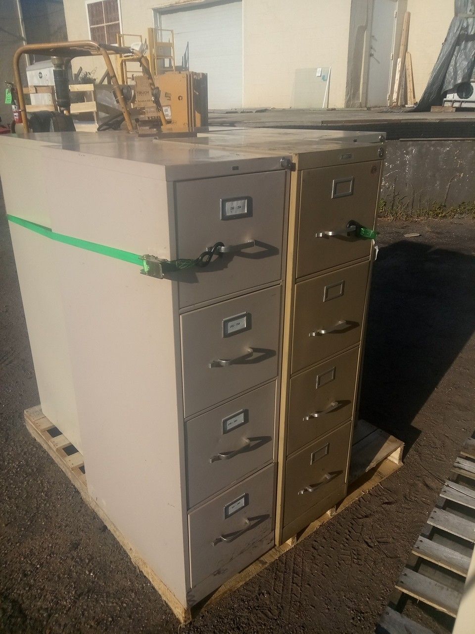 4 draw file/storage cabinets