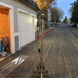 Smith Iron Brass Floor Lamp. 20th Century Style 