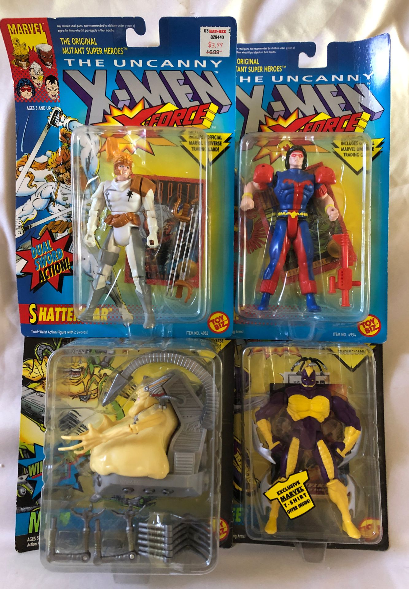 Uncanny X-Men, X-Force Action Figures , Marvel Comics, Toy Biz