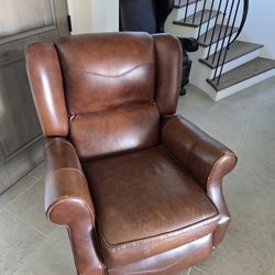 Thomasville Real Leather Reclining Chair