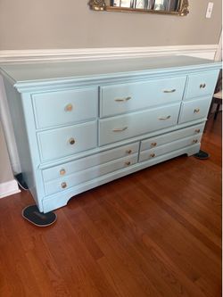 8- Drawer Wooden Dresser - free local  delivery.