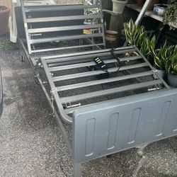 Hospital Bed.  Used. Works Great Missing Battery Cover,